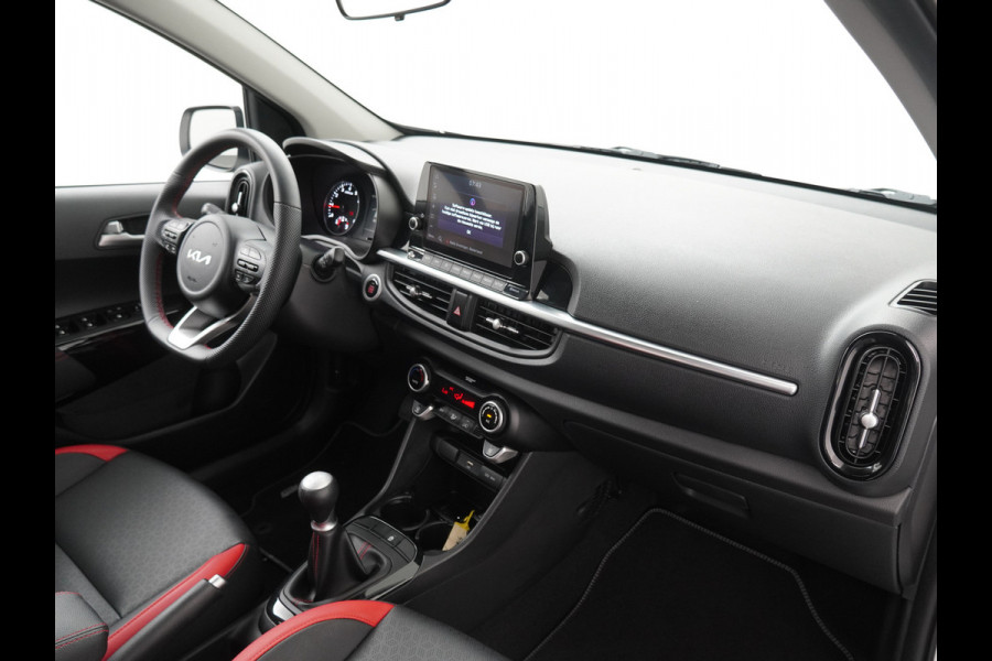 Kia Picanto 1.0 DPi GT-Line Apple Carplay/Android Auto - Cruise Control - Climate Control - Lederenbekleding - Navigatie Fabrieksgarantie tot 06-2024