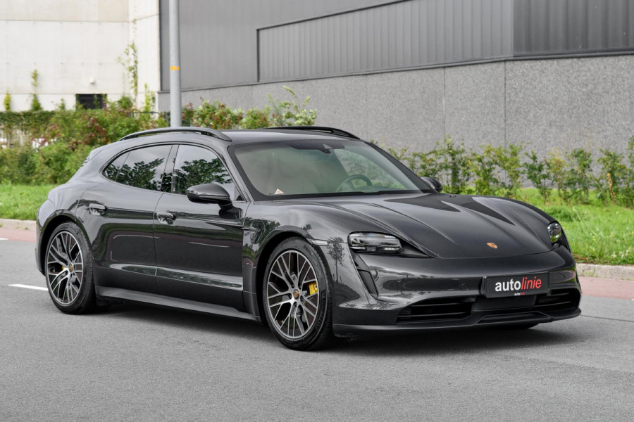 Porsche Taycan Sport Turismo 79 kWh. Perf Accu, Luchtv, Sport Chrono, Pano, Memory, Stoelkoeling, Bose, Lift, Sfeer, CarPlay!