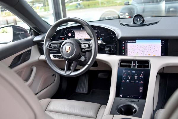 Porsche Taycan Sport Turismo 79 kWh. Perf Accu, Luchtv, Sport Chrono, Pano, Memory, Stoelkoeling, Bose, Lift, Sfeer, CarPlay!