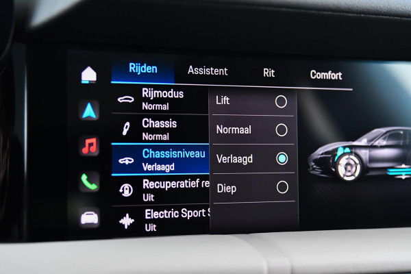 Porsche Taycan Sport Turismo 79 kWh. Perf Accu, Luchtv, Sport Chrono, Pano, Memory, Stoelkoeling, Bose, Lift, Sfeer, CarPlay!