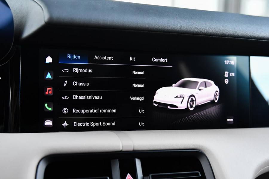 Porsche Taycan Sport Turismo 79 kWh. Perf Accu, Luchtv, Sport Chrono, Pano, Memory, Stoelkoeling, Bose, Lift, Sfeer, CarPlay!