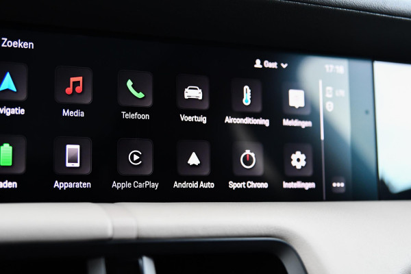 Porsche Taycan Sport Turismo 79 kWh. Perf Accu, Luchtv, Sport Chrono, Pano, Memory, Stoelkoeling, Bose, Lift, Sfeer, CarPlay!