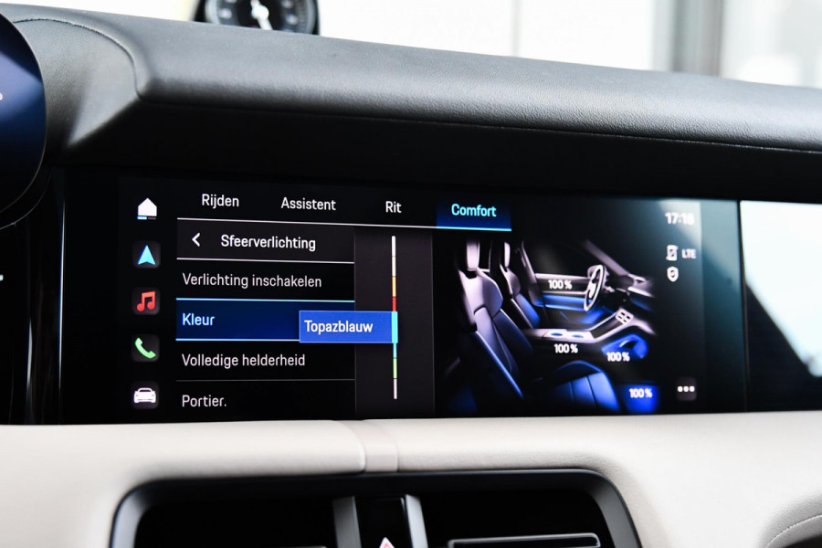 Porsche Taycan Sport Turismo 79 kWh. Perf Accu, Luchtv, Sport Chrono, Pano, Memory, Stoelkoeling, Bose, Lift, Sfeer, CarPlay!