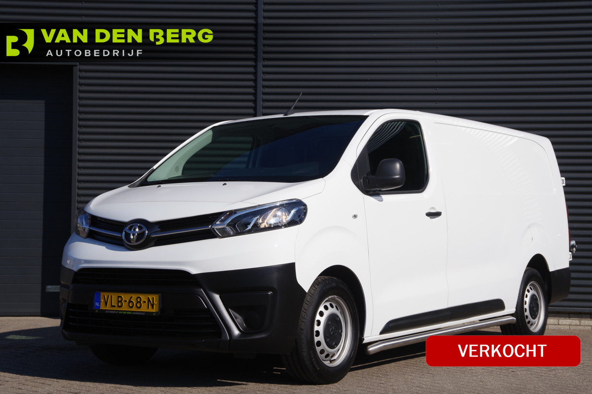 Toyota ProAce Long Worker 1.5 D-4D L3, APK TOT 01-04-2026! AIRCO, CRUISE, BLUETOOTH, NL AUTO, SIDEBARS, NAP, ZEER NETJES