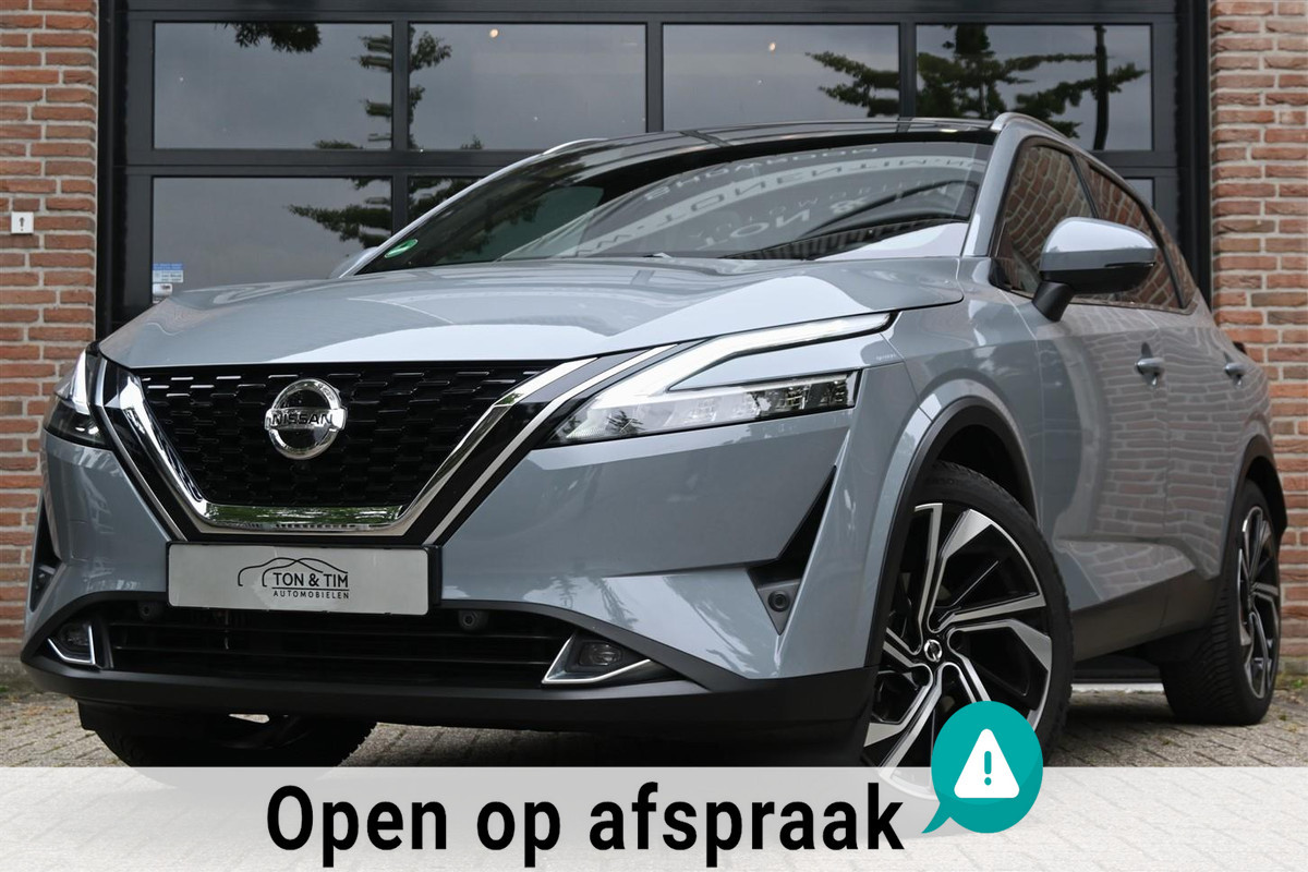 Nissan QASHQAI 1.3 MHEV Tekna+ Plus Pano Leder Trekhaak ProPilot '21 Nissan QASHQAI 1.3 MHEV Tekna+ Plus Pano Leder Trekhaak ProPilot '21