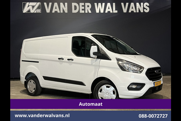 Ford Transit Custom 2.0 TDCI 130pk Automaat L1H1 Euro6 Airco | Camera | Trekhaak | Android Carplay | Cruisecontrol Parkeersensoren, bijrijdersbank, verwarmde voorruit, LED