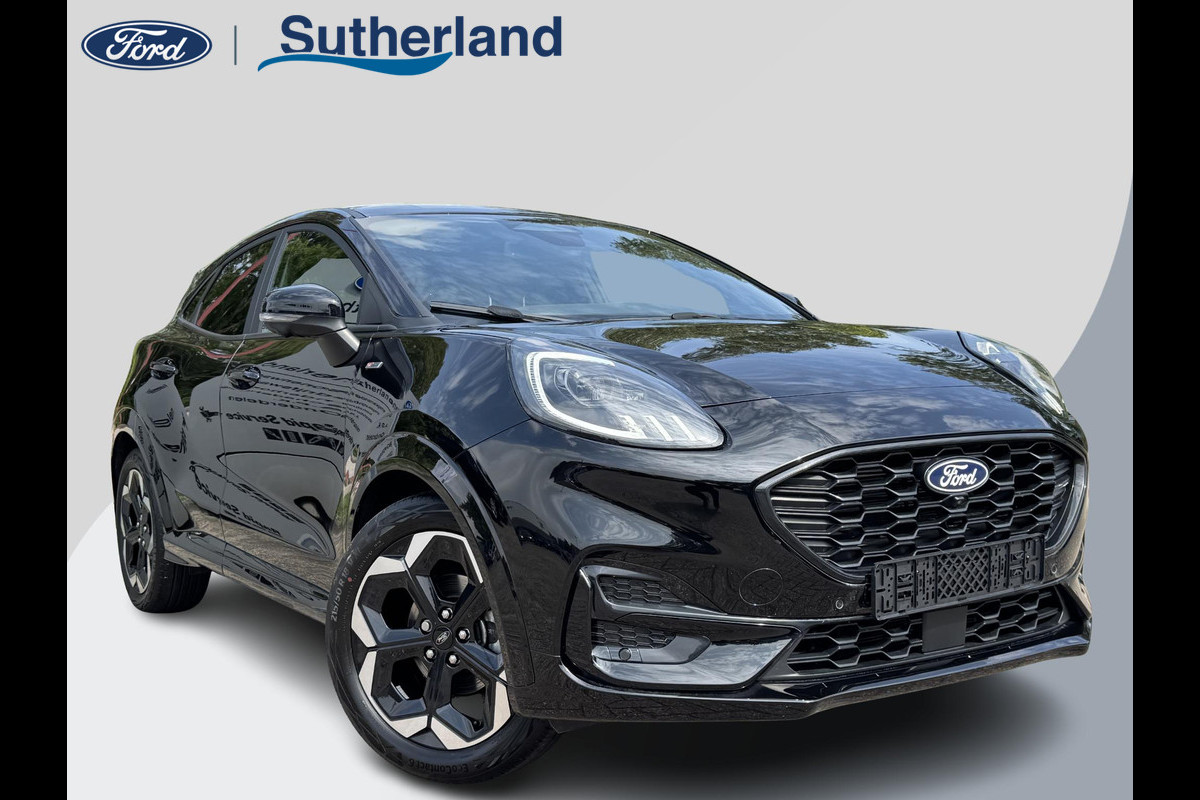 Ford Puma 1.0 EcoBoost Hybrid ST-Line X 125pk | Afneembare trekhaak |  Adaptive cruise control | 360graden camera | Winter Pack  | Dodehoekdetectie | Half Leder | Bang&Olufsen audio