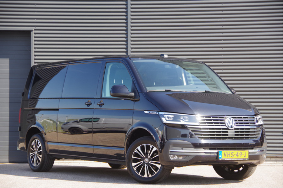 Volkswagen Transporter 2.0 TDI L2 BULLI 150PK AUT. LED, LEDER, TREKHAAK, ADAPT. CRUISE, DIGITAL COCKPIT, NAVI, AIRCO, CARPLAY, PARKEERSENSOREN, NL AUTO