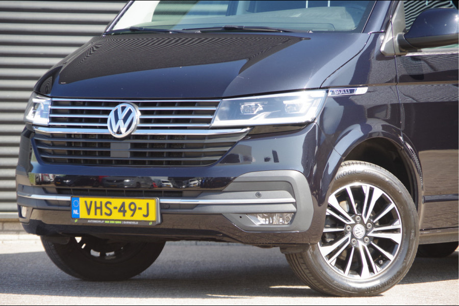 Volkswagen Transporter 2.0 TDI L2 BULLI 150PK AUT. LED, LEDER, TREKHAAK, ADAPT. CRUISE, DIGITAL COCKPIT, NAVI, AIRCO, CARPLAY, PARKEERSENSOREN, NL AUTO