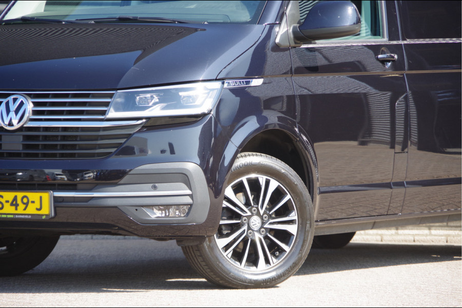 Volkswagen Transporter 2.0 TDI L2 BULLI 150PK AUT. LED, LEDER, TREKHAAK, ADAPT. CRUISE, DIGITAL COCKPIT, NAVI, AIRCO, CARPLAY, PARKEERSENSOREN, NL AUTO