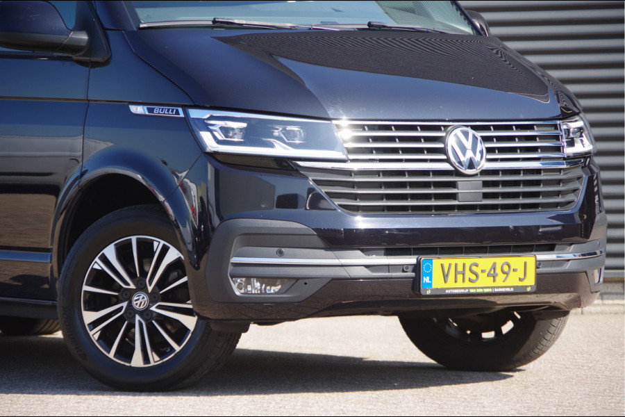 Volkswagen Transporter 2.0 TDI L2 BULLI 150PK AUT. LED, LEDER, TREKHAAK, ADAPT. CRUISE, DIGITAL COCKPIT, NAVI, AIRCO, CARPLAY, PARKEERSENSOREN, NL AUTO