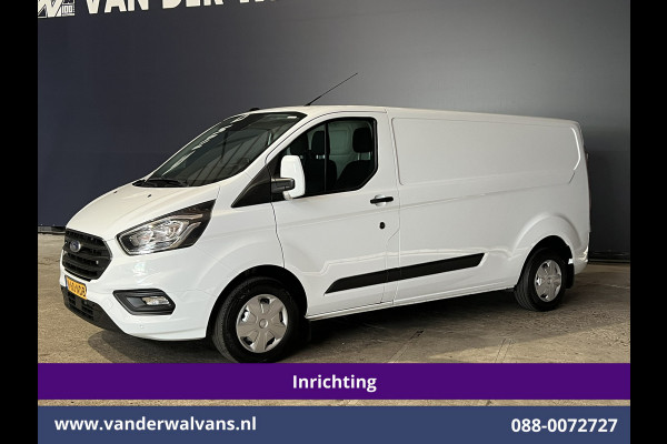 Ford Transit Custom 2.0 TDCI L2H1 Inrichting Euro6 Airco | Navigatie | Camera | LED | Cruisecontrol Parkeersensoren, Verwarmde voorruit, Stoelverwarming, Bijrijdersbank, 2800kg trekvermogen