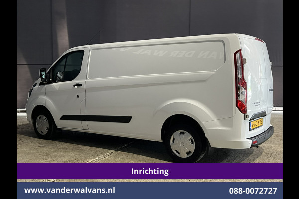 Ford Transit Custom 2.0 TDCI L2H1 Inrichting Euro6 Airco | Navigatie | Camera | LED | Cruisecontrol Parkeersensoren, Verwarmde voorruit, Stoelverwarming, Bijrijdersbank, 2800kg trekvermogen