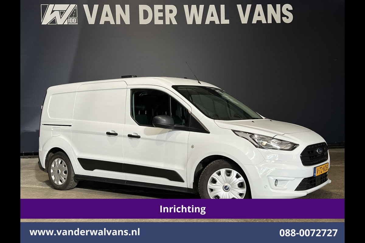 Ford Transit Connect 1.5 EcoBlue 100pk L2H1 Inrichting Euro6 Airco | Camera | Navigatie | Android Auto | Cruisecontrol Parkeersensoren, Stoelverwarming, Verwarmde voorruit