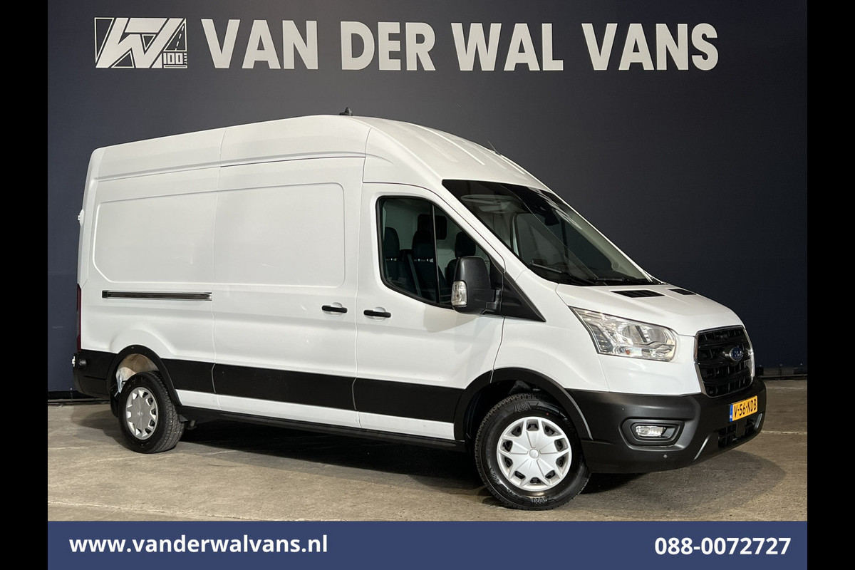 Ford Transit 2.0 TDCI 130pk L3H3 Euro6 Airco | Camera | Apple Carplay | Cruisecontrol | LED Parkeersensoren, Bijrijdersbank, Verwarmde voorruit, 2500kg trekvermogen