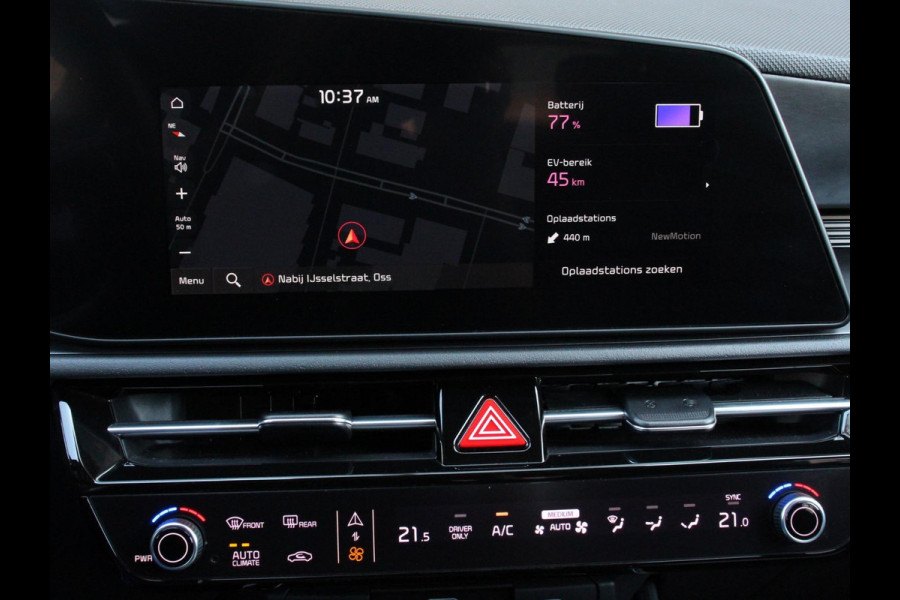 Kia Niro 1.6 GDi PHEV DynamicLine Climate control Adaptieve cruise control Achteruitrijcamera Parkeersensoren Verwarmde voorstoelen LED Keyless Navigatie Apple Carplay/ Android Auto