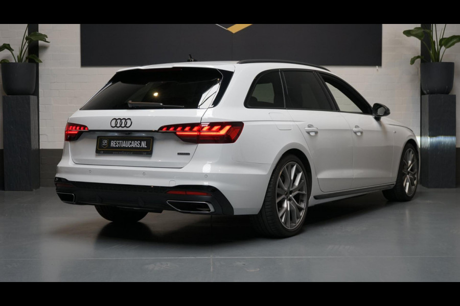 Audi A4 Avant 40 TFSI Quattro Black Optik 3x S-Line AUTOMAAT-ACC-BANG&OLUFSEN-CAMERA-CARPLAY-KEYLESS-MATRIX LED-PANORAMA-VIRTUEEL