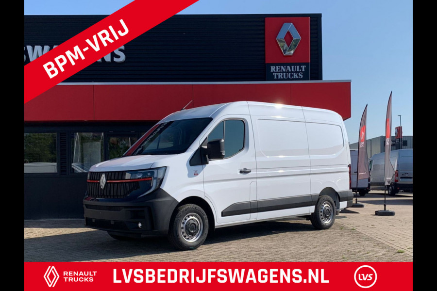 Renault Master T35 2.0 dCi 150 PK L2H2 Dubbele schuifdeuren, Nieuw model, Camera, Trekhaak, Apple carplay