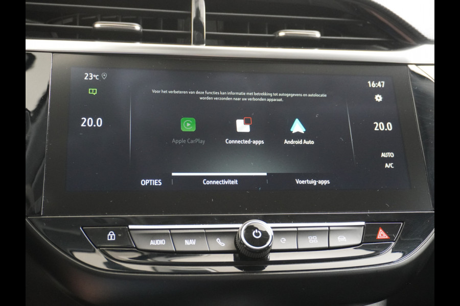 Opel CORSA-E 50kWh AUT. Innovation Navi 17" Apple Carplay Android Auto Opel Connect KeylessEcc PDC Verkeersbord detectie Cruise Control Two-T Winter-Pakket Premium-Pakket Led Lmv Rijstrooksensor Origineel Nederlandse Auto Dealeronderhouden 1e Eigenaar