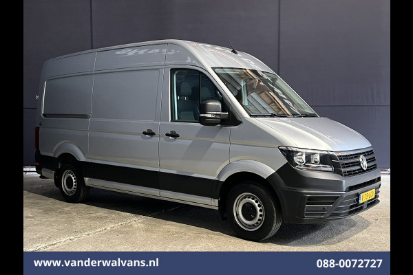 Volkswagen Crafter 2.0 TDI 141pk L3H3 L2H2 Euro6 Airco | Camera | Apple Carplay | Cruisecontrol Android Auto, Chauffeursstoel, Parkeersensoren, Bijrijdersbank, 3000kg trekvermogen, zilver