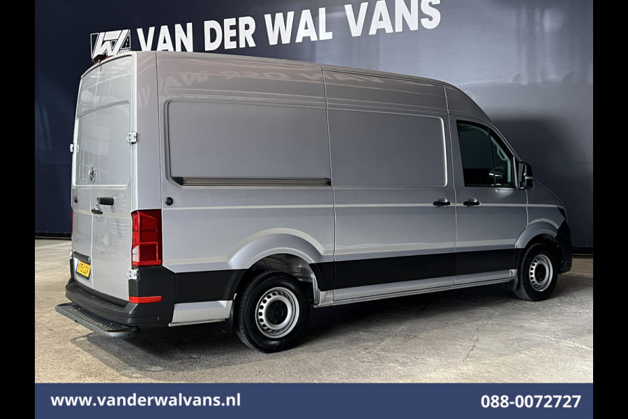 Volkswagen Crafter 2.0 TDI 141pk L3H3 L2H2 Euro6 Airco | Camera | Apple Carplay | Cruisecontrol Android Auto, Chauffeursstoel, Parkeersensoren, Bijrijdersbank, 3000kg trekvermogen, zilver