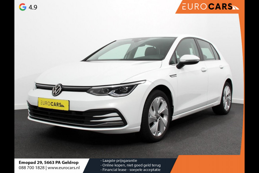 Volkswagen Golf 1.5 TSI 150pk Style Volkswagen Golf 1.5 eTSI 150pk Style | Navigatie | Climate Control | DAB | Digitale Cockpit | Keyless Start | Lichtmetalen velgen 17" | Parkeer Sensoren | Stoelverwarming