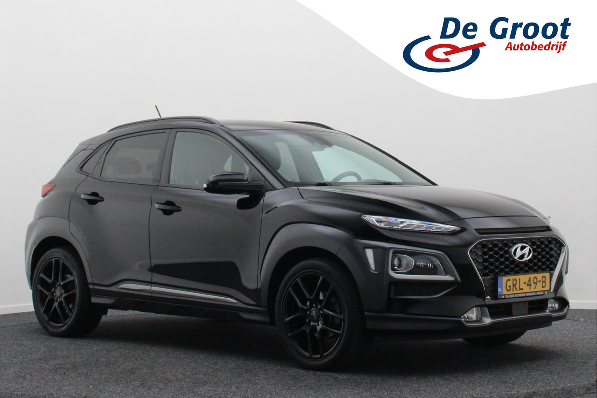 Hyundai Kona 1.0T Premium LED, Apple Carplay, Krell Audio, Stuur-/Stoelverw., Keyless, Camera, 18"