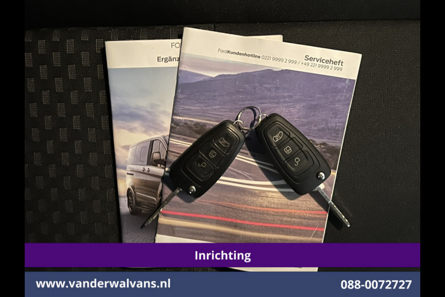 Ford Transit Custom 2.0 TDCI L2H1 Inrichting Euro6 Airco | Navigatie | Camera | LED | Cruisecontrol | Android Auto Parkeersensoren, Verwarmde voorruit, Stoelverwarming, Bijrijdersbank, 2800kg trekvermogen
