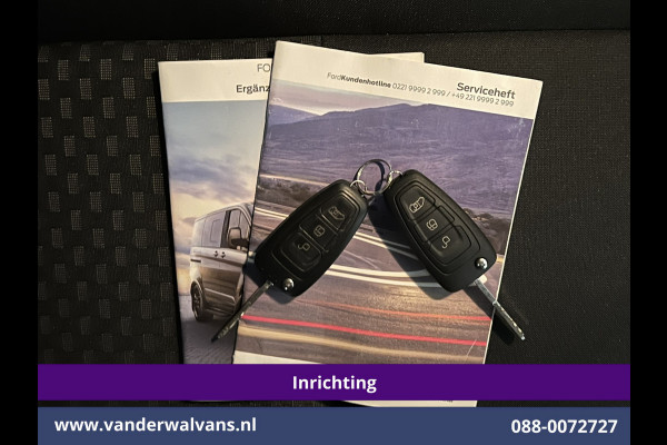 Ford Transit Custom 2.0 TDCI L2H1 Inrichting Euro6 Airco | Navigatie | Camera | LED | Cruisecontrol | Android Auto Parkeersensoren, Verwarmde voorruit, Stoelverwarming, Bijrijdersbank, 2800kg trekvermogen