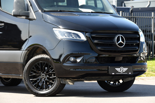 Mercedes-Benz Sprinter 316 2.2 CDI L2H2 DC Black Edition Camera, Cruise, Carplay, LED, Leder, NAVI, 164pk, Automaat, Sensoren,  Trekhaak, Uniek! Dubbel Cabine