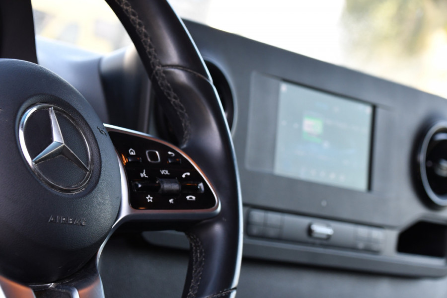 Mercedes-Benz Sprinter 316 2.2 CDI L2H2 DC Black Edition Camera, Cruise, Carplay, LED, Leder, NAVI, 164pk, Automaat, Sensoren,  Trekhaak, Uniek! Dubbel Cabine