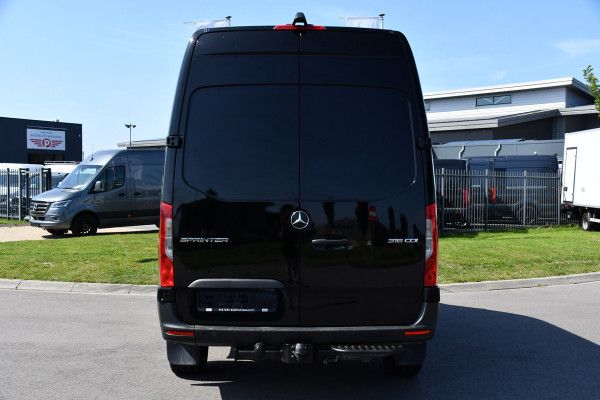 Mercedes-Benz Sprinter 316 2.2 CDI L2H2 DC Black Edition Camera, Cruise, Carplay, LED, Leder, NAVI, 164pk, Automaat, Sensoren,  Trekhaak, Uniek! Dubbel Cabine