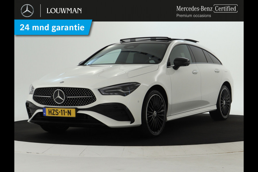 Mercedes-Benz CLA-Klasse Shooting Brake 250 e AMG Line | Edition AMG Line | Panorama Schuif-Kanteldak | 19 Inch AMG Velgen | AC en DC laden | Stuur en Stoelverwarming | Inclusief 24 maanden MB Certified garantie voor Europa.