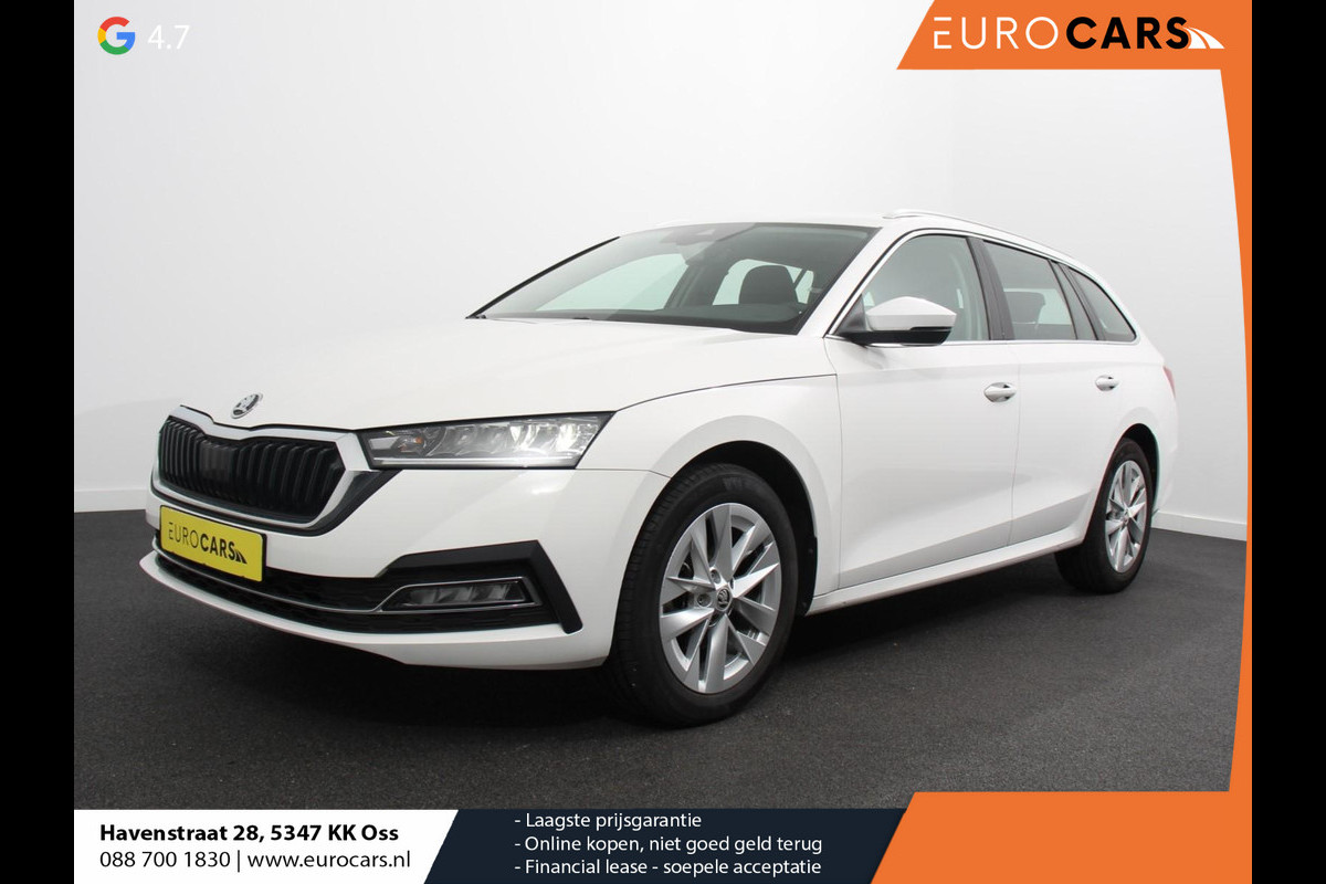 Škoda Octavia Combi 1.0 e-TSI DSG Ambition Climate contol Adaptive cruise control Parkeersensoren LED Keyless Navigatie Apple Carplay/ Android Auto