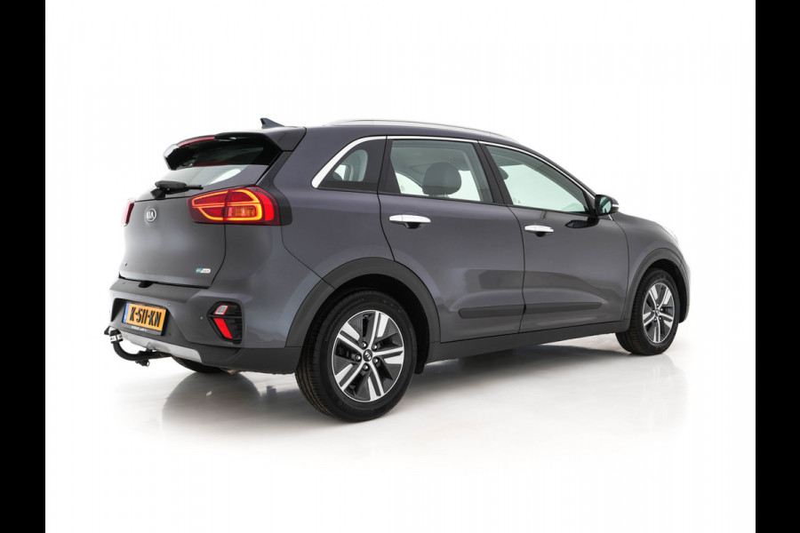 Kia Niro 1.6 GDi Hybrid DynamicLine (INCL-BTW) Aut. *ADAPTIVE-CRUISE | LEATHER-FABRIC | NAVI-FULLMAP | HEATED-COMFORTSEATS | CAMERA | DAB+ | KEYLESS | ECC | DIGI-COCKPIT | SHIFT-PADDLES | LANE-ASSIST | PDC | TOWBAR | 16''ALU*