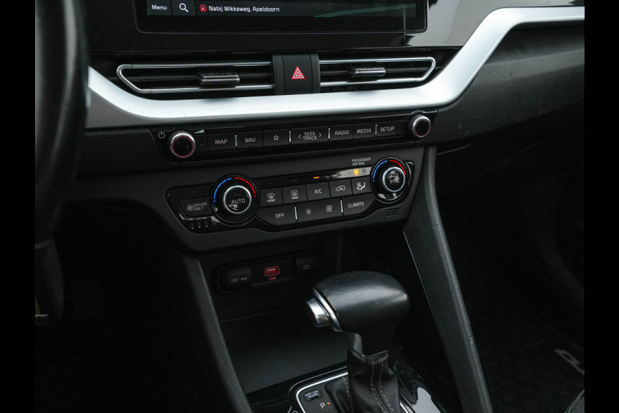 Kia Niro 1.6 GDi Hybrid DynamicLine (INCL-BTW) Aut. *ADAPTIVE-CRUISE | LEATHER-FABRIC | NAVI-FULLMAP | HEATED-COMFORTSEATS | CAMERA | DAB+ | KEYLESS | ECC | DIGI-COCKPIT | SHIFT-PADDLES | LANE-ASSIST | PDC | TOWBAR | 16''ALU*