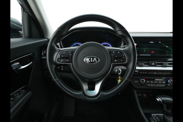 Kia Niro 1.6 GDi Hybrid DynamicLine (INCL-BTW) Aut. *ADAPTIVE-CRUISE | LEATHER-FABRIC | NAVI-FULLMAP | HEATED-COMFORTSEATS | CAMERA | DAB+ | KEYLESS | ECC | DIGI-COCKPIT | SHIFT-PADDLES | LANE-ASSIST | PDC | TOWBAR | 16''ALU*