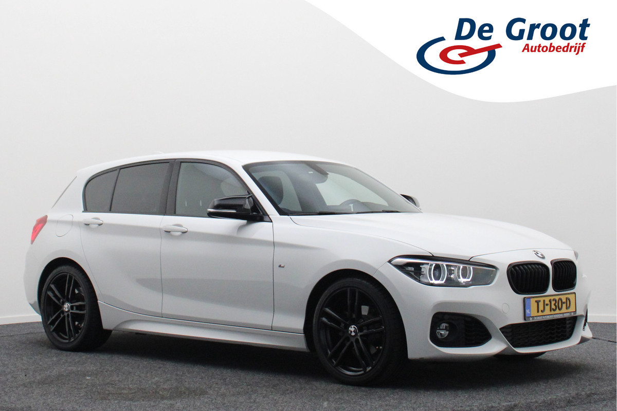 BMW 1-serie 118i Edition M Sport Shadow Executive Leer, Climate, Cruise, Navigatie, Bluetooth, LED, PDC, Trekhaak, 18''