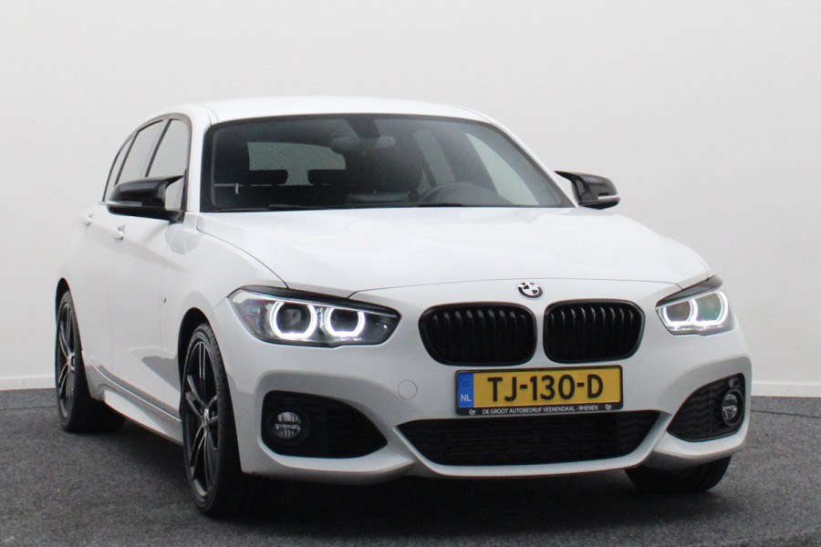 BMW 1-serie 118i Edition M Sport Shadow Executive Leer, Climate, Cruise, Navigatie, Bluetooth, LED, PDC, Trekhaak, 18''