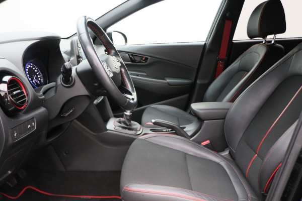 Hyundai Kona 1.0T Premium LED, Apple Carplay, Krell Audio, Stuur-/Stoelverw., Keyless, Camera, 18"