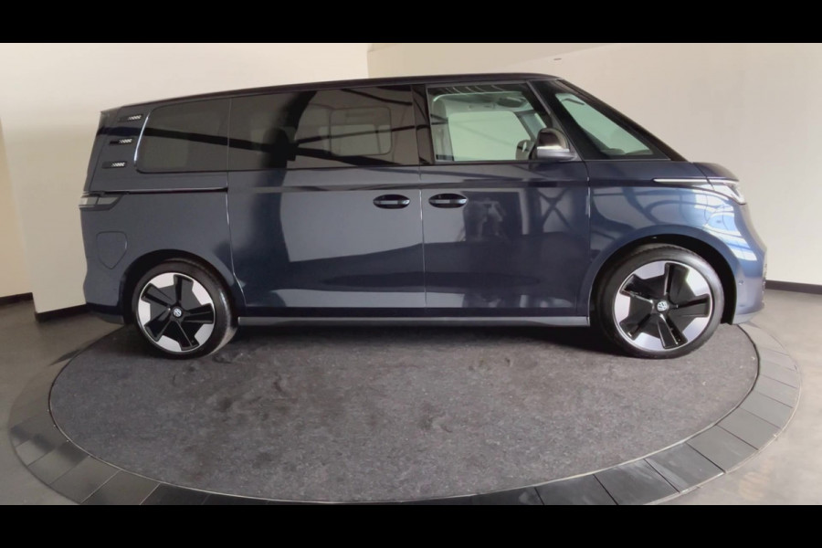 Volkswagen ID. Buzz Pro 86 kWh Lang 7persoons | Warmtepomp | Verwarmbaar stuurwiel | Apple carplay & Android auto! | Elektrische schuifdeuren