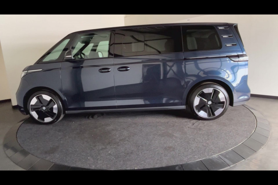 Volkswagen ID. Buzz Pro 86 kWh Lang 7persoons | Warmtepomp | Verwarmbaar stuurwiel | Apple carplay & Android auto! | Elektrische schuifdeuren