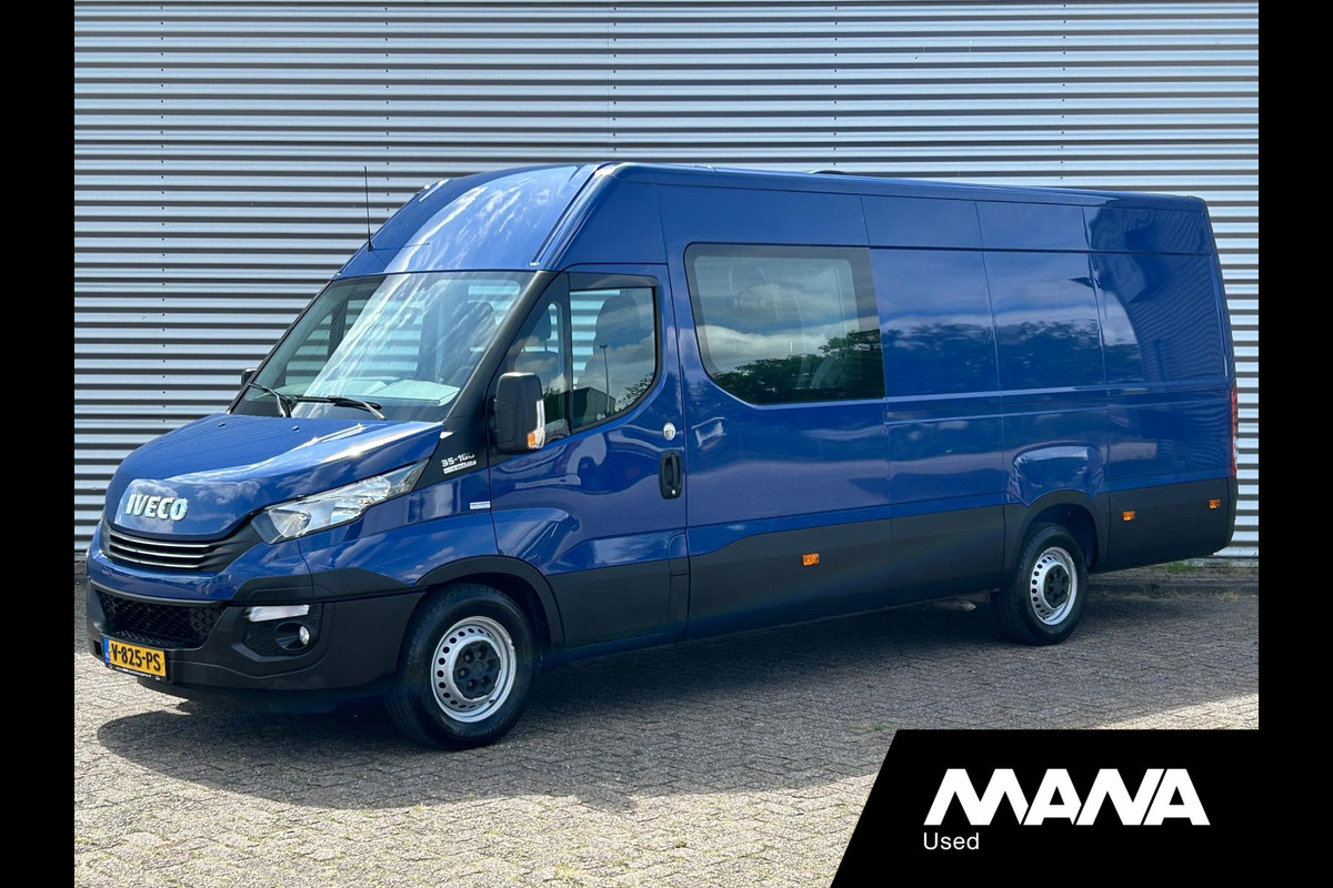 Iveco Daily 35C16V 2.3 156PK 410 HiMatic Automaat L3H2 Dubbelcabine 7 Zits Airco Trekhaak