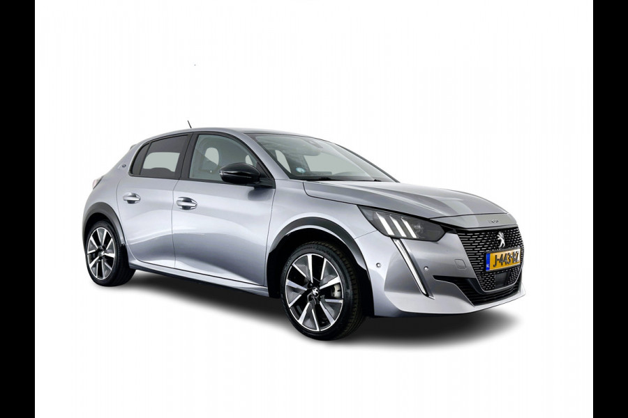 Peugeot e-208 EV GT-Line 350 50 kWh (INCL-BTW) *PANO | FULL-LED | DIGI-COCKPIT | BLINDSPOT | CAMERA | LEATHER-ALCANTARA | AMBIENT-LIGHT | NAVI-FULLMAP | LANE-ASSIST | KEYLESS | DAB | CCS-FASTLOADER | HEATED-SPORTSEATS | 17"ALU