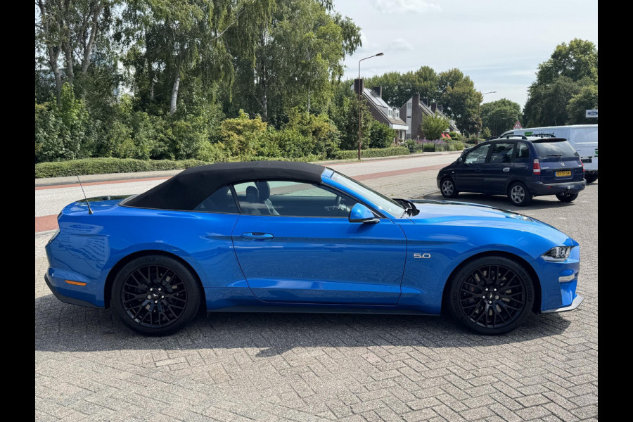 Ford Mustang Convertible 5.0 V8 GT | 450pk | 7.500KM! | Volledig Dealer onderhouden EU versie (zie papieren) | Adaptive cruise control | Bang&Olufsen | Achteruitrijcamera