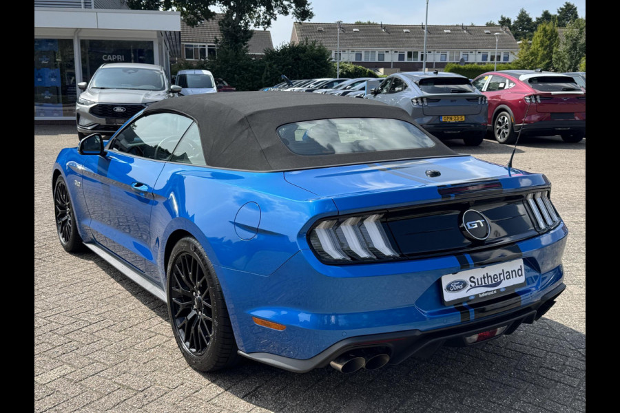 Ford Mustang Convertible 5.0 V8 GT | 450pk | 7.500KM! | Volledig Dealer onderhouden EU versie (zie papieren) | Adaptive cruise control | Bang&Olufsen | Achteruitrijcamera