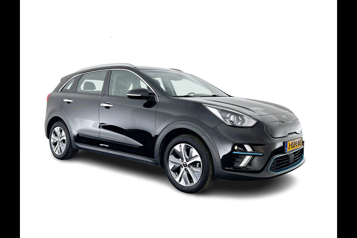 Kia e-Niro DynamicLine 64 kWh [ 3-Fase ] (INCL-BTW)  Aut. *LEATHER-FABRIC | NAVI-FULLMAP | AMBIENT-LIGHT | DAB+ | ADAPTIVE-CRUISE | CAMERA | HEATED-COMFORTSEATS | KEYLESS | DIGI-COCKPIT | SHIFT-PADDLES | CARPLAY | 17"ALU*