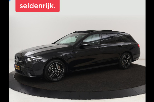 Mercedes-Benz E-Klasse 300e AMG | Panoramadak | Burmester | Head-Up | Adaptive cruise | Stoelverwarming | 360 Camera | Memory | Carplay | Matrix LED | Leder/Alcantara | Trekhaak | Widescreen | PHEV | Plug In
