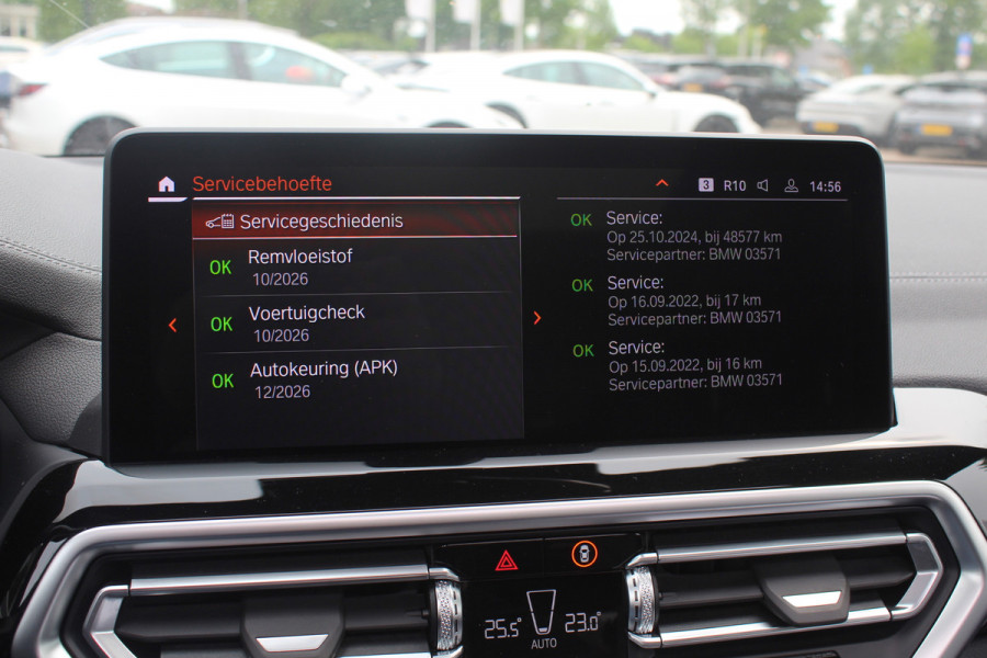 BMW iX3 Exe. M Sport 80 kWh / SoH 99% / Trekhaak / Panoramadak / Camera / Leder / 20'' / DAB / Sfeerverlichting / Stoelverwarming / Cruise Control