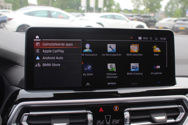 BMW iX3 Exe. M Sport 80 kWh / SoH 99% / Trekhaak / Panoramadak / Camera / Leder / 20'' / DAB / Sfeerverlichting / Stoelverwarming / Cruise Control